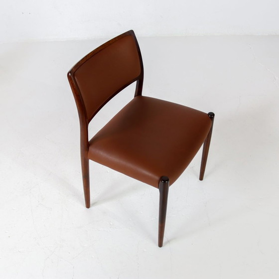 Image 1 of 4x Niels Möller Model 80 rosewood chair