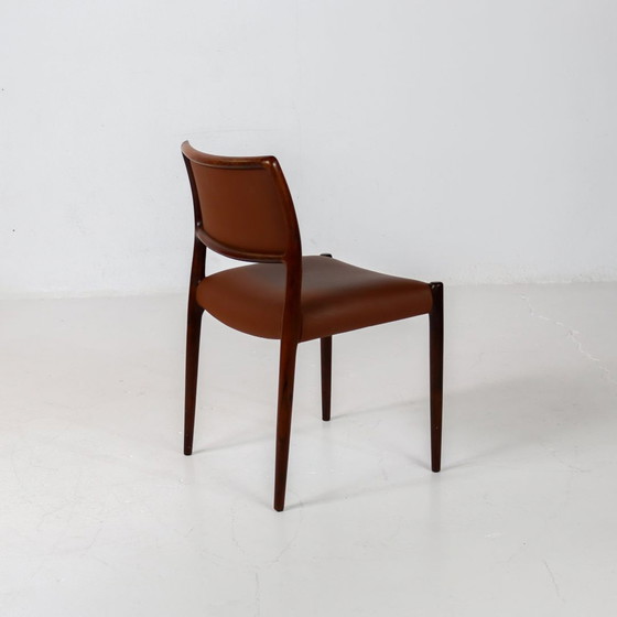 Image 1 of 4x Niels Möller Model 80 rosewood chair