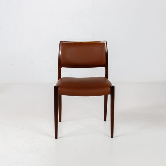 Image 1 of 4x Niels Möller Model 80 rosewood chair