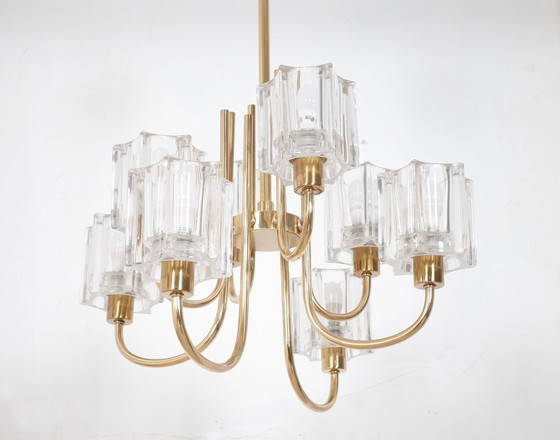 Image 1 of Peill & Putzler 8-armed crystal glass lamp light