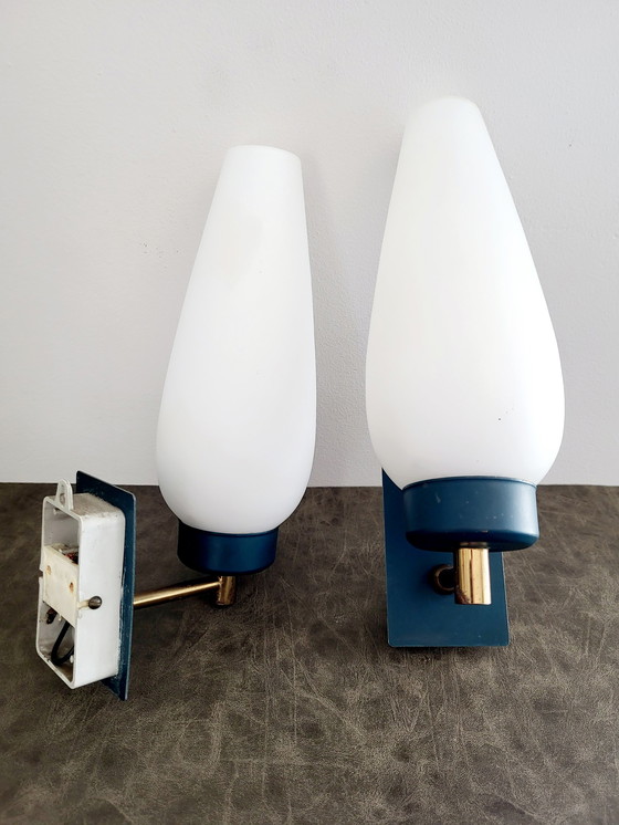 Image 1 of 2x Lampada da parete vintage