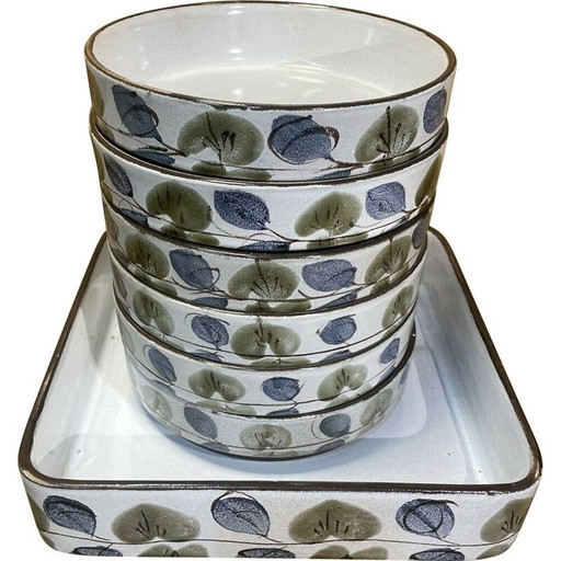 Vintage earthenware dinner service