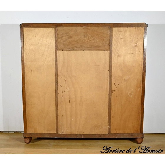 Image 1 of Vintage Art Deco bookcase in blond mahogany, 1940