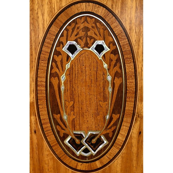 Image 1 of Vintage Art Deco bookcase in blond mahogany, 1940