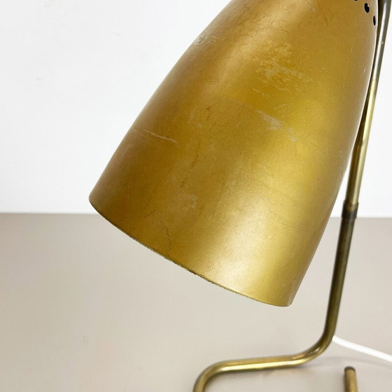 Image 1 of Vintage brass table lamp, Austria 1950s