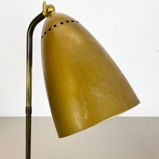 Image 1 of Vintage brass table lamp, Austria 1950s