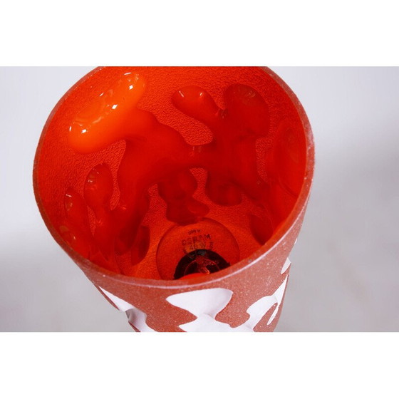 Image 1 of Vintage floor lamp in steel and laminated glass, Czechoslovakia 1960