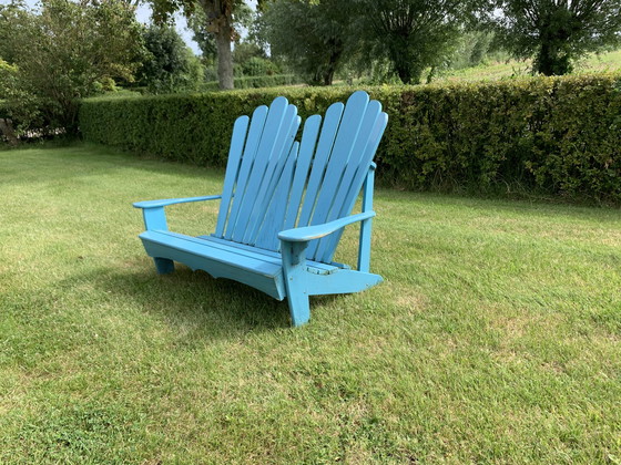 Image 1 of Rustic farmhouse garden bench