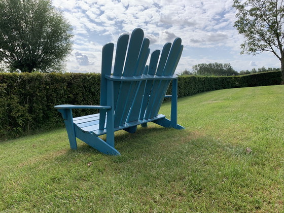 Image 1 of Rustic farmhouse garden bench