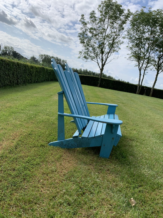 Image 1 of Banc de jardin rustique