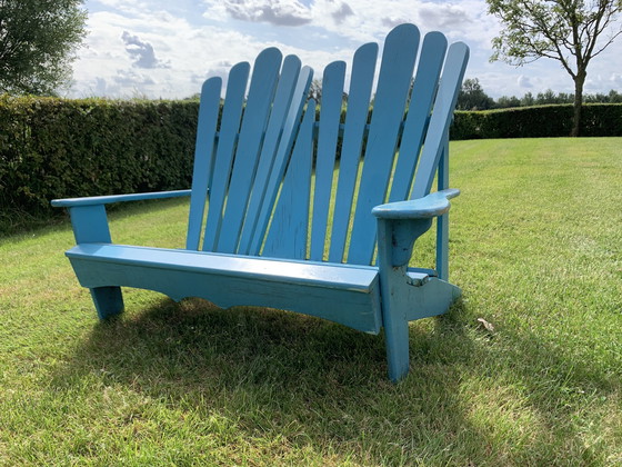 Image 1 of Rustic farmhouse garden bench