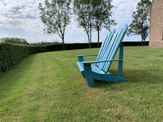 Image 1 of Banc de jardin rustique