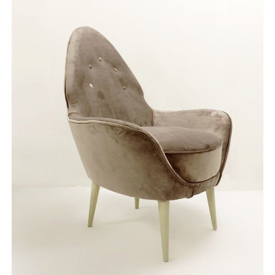 Image 1 of Vintage pointed back armchairs Italian
