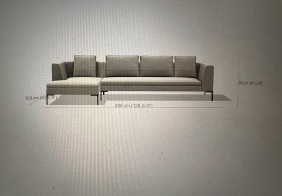 Image 1 of B&B Italia Charles Corner Sofa - Beige