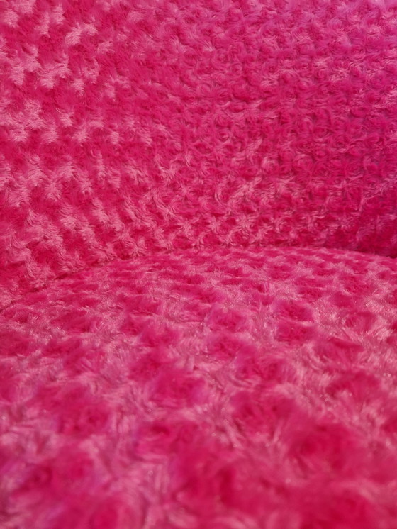 Image 1 of 2X Shell Chairs Vintage Pink New Upholstered