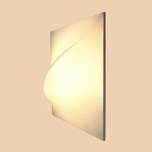 Vintage "Saori" fabric wall lamp by Kazuhide Takahama for Sirrah, 1970