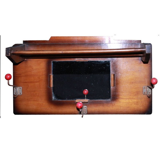 Image 1 of Vintage mahogany coat rack, 1950