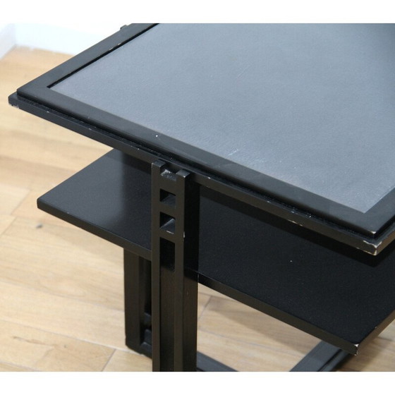 Image 1 of Salotto vintage in legno tinto di Umberto Asnago per Giorgetti, Italia