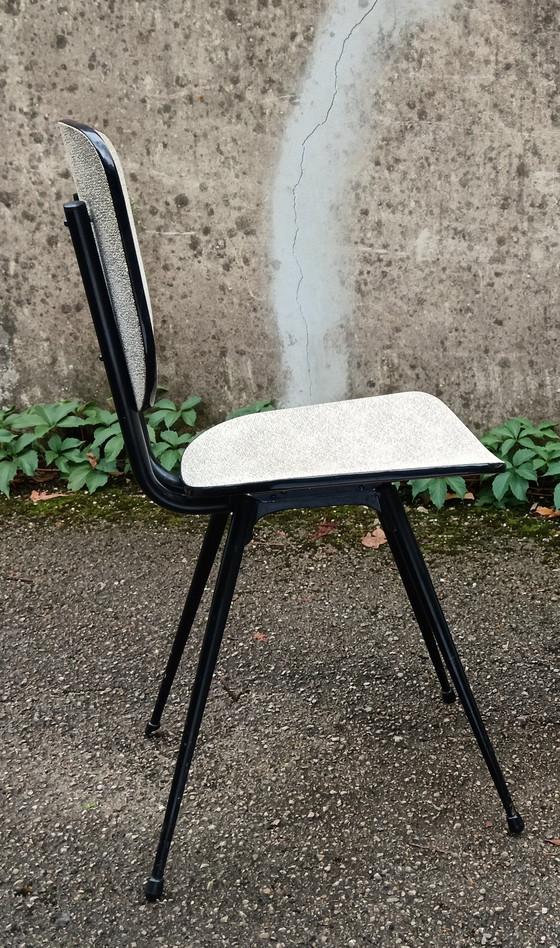 Image 1 of Vinyl Side Chairs, France, 1960, Set Of 2