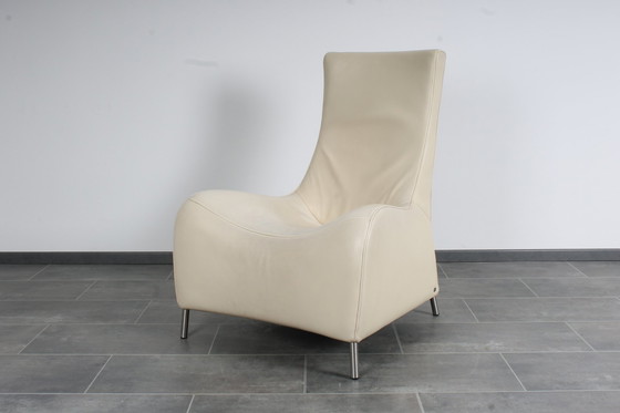 Image 1 of The Sede club armchair DS264 in cream white leather