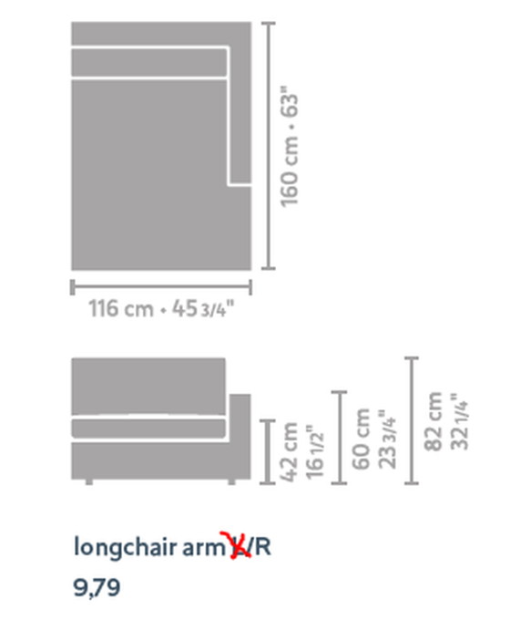 Image 1 of Linteloo Fabio Canapé 3 places + chaise longue