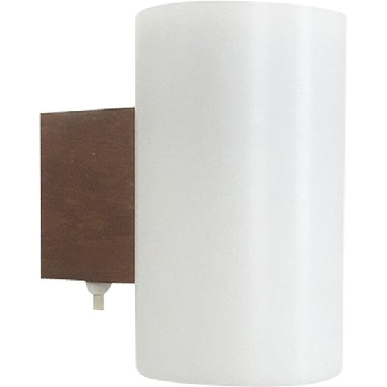 Image 1 of Vintage white acrylic wall lamp by Uno and Östen Kristiansson for Luxus, Sweden 1960
