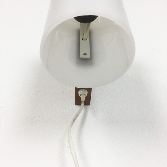 Image 1 of Vintage white acrylic wall lamp by Uno and Östen Kristiansson for Luxus, Sweden 1960