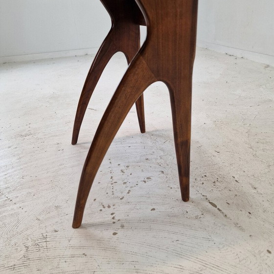 Image 1 of Vintage wooden side table, Italy 1930
