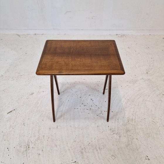 Image 1 of Vintage wooden side table, Italy 1930