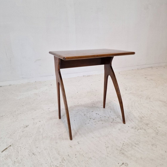 Image 1 of Vintage wooden side table, Italy 1930