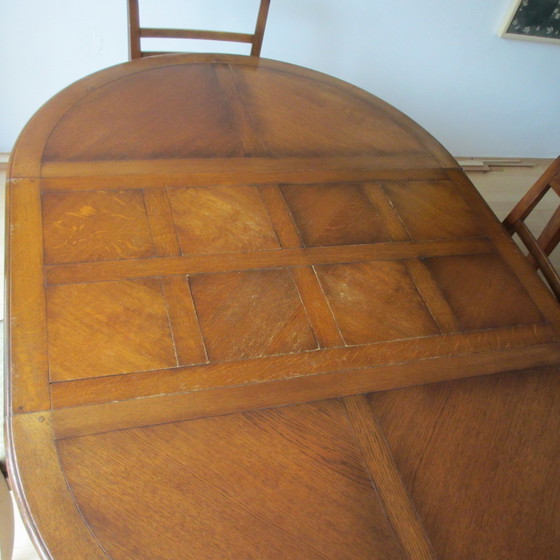 Image 1 of Vintage dining table and chairs