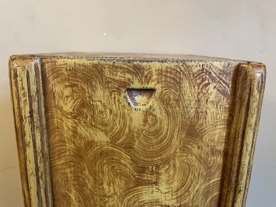 Image 1 of Old Dutch Box With Sliding Lid Drawing Box Wood