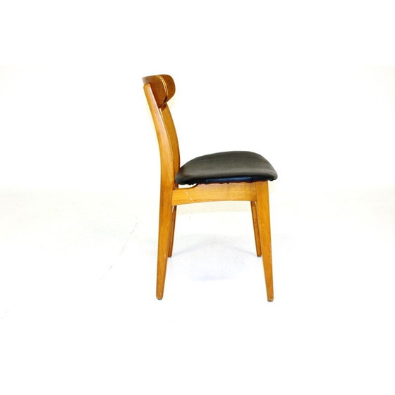 Image 1 of Set di 4 sedie vintage in teak e faggio, Danimarca 1960