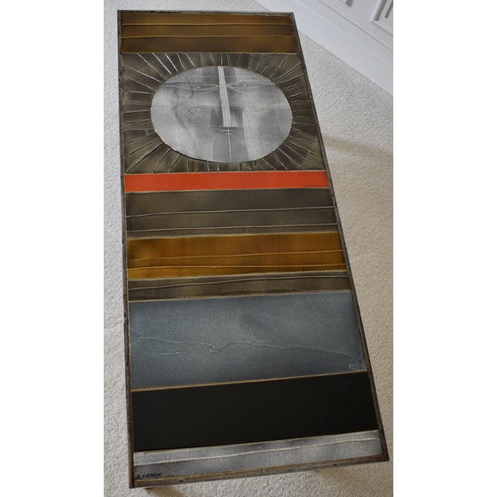 Image 1 of Vintage coffee table Soleil by Roger Capron, 1960