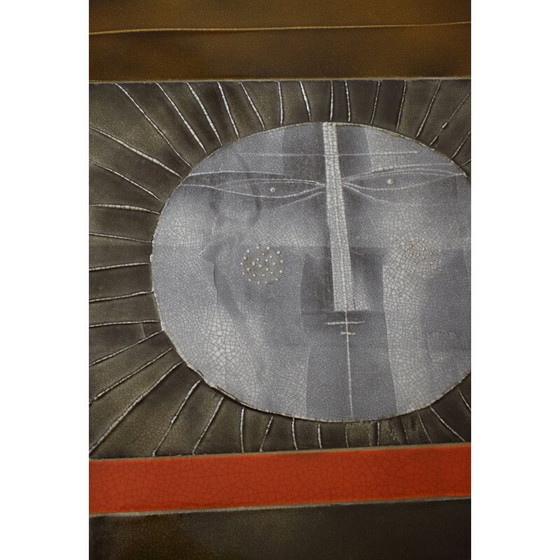 Image 1 of Vintage coffee table Soleil by Roger Capron, 1960