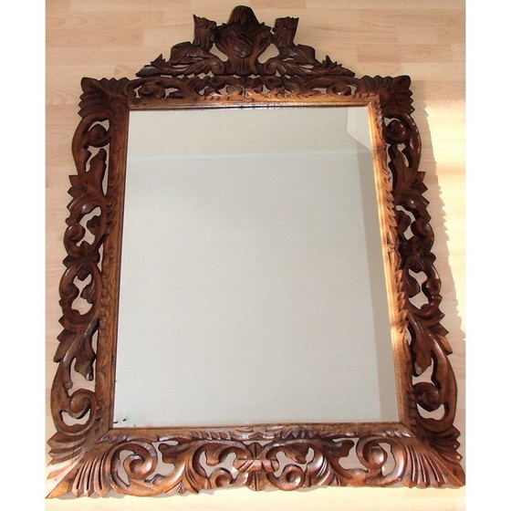 Image 1 of Vintage mirror in carved frame, 1940
