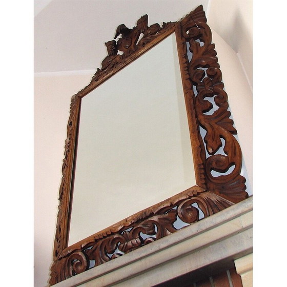 Image 1 of Vintage mirror in carved frame, 1940