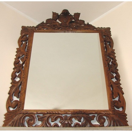 Image 1 of Vintage mirror in carved frame, 1940