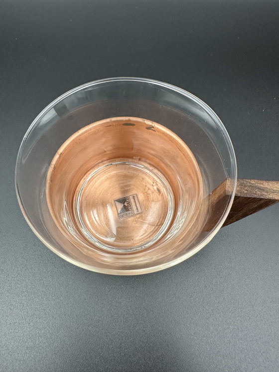 Image 1 of 60s tea set with copper and brass