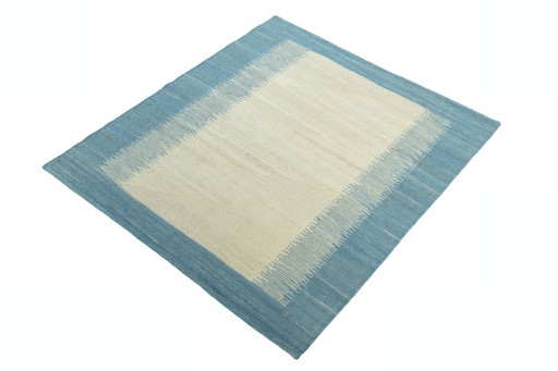 Hand-knotted designer kilim - New 124 X 110 Cm