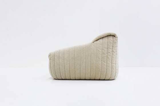 Image 1 of Beige Cinna Sandra Armchair And Footstool Ligne Roset