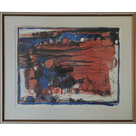Image 1 of Vintage painting by Denice Zetterquist, 1965