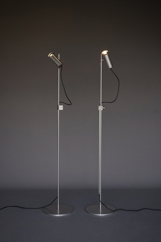 Image 1 of Lampadaires FFS par Peter Nelson pour Architectural Lighting Ltd. 1960s. Ensemble de 2 lampes