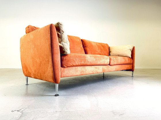 Image 1 of Original Walter Knoll Herrenberg Sofa Couch Orange Adia 347