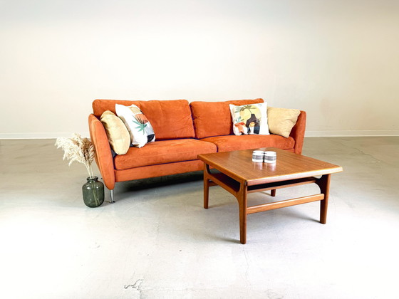 Image 1 of Original Walter Knoll Herrenberg Sofa Couch Orange Adia 347