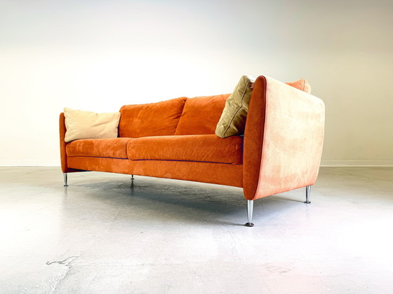 Image 1 of Original Walter Knoll Herrenberg Sofa Couch Orange Adia 347