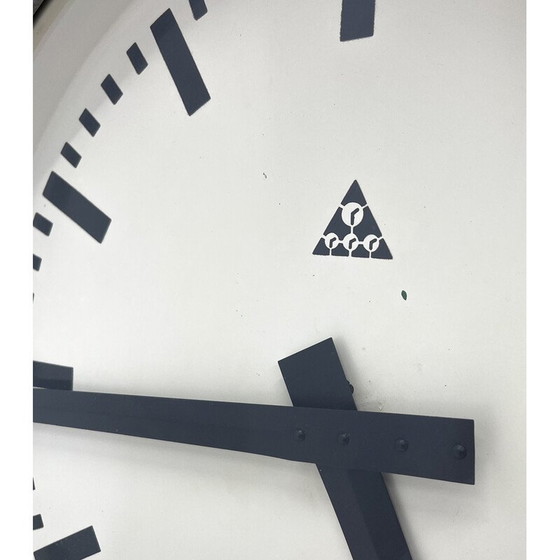 Image 1 of Vintage industrial wall clock by Pragotron, Czechoslovakia 1950s