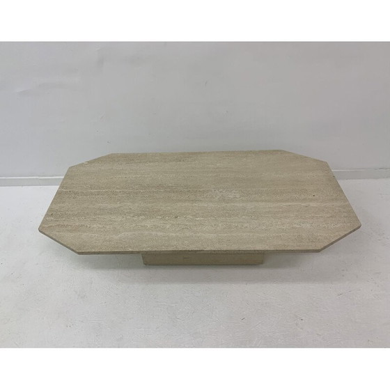 Image 1 of Vintage travertine coffee table, 1970