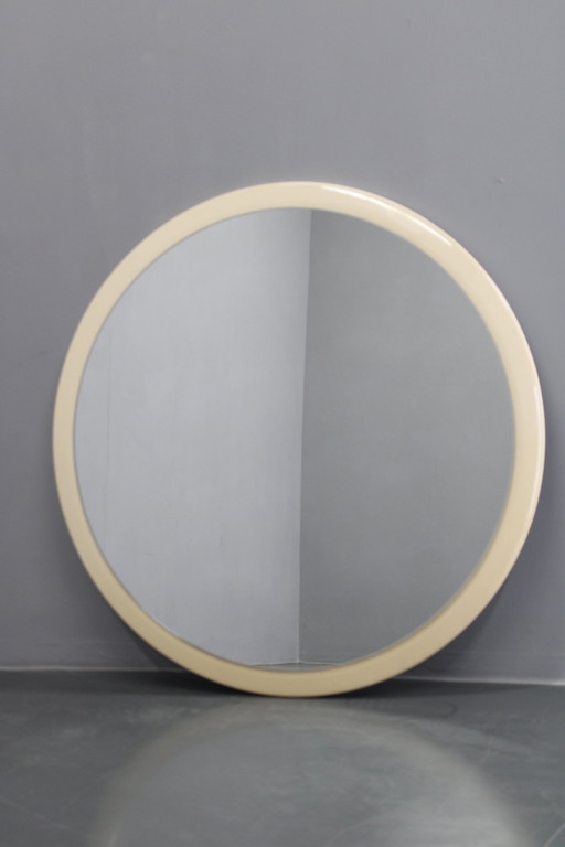 1970s Round Mirror, Italy