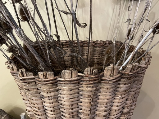 Basket Picking Basket Grape Basket French Vintage